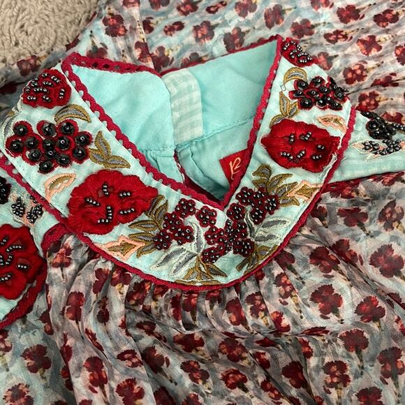 Anthropologie Blue Mini Dress - Picture 13 of 13